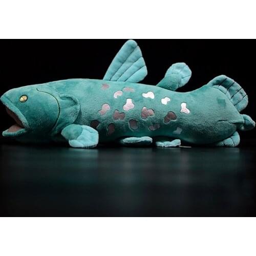 Coelacanth Collection Fish Kids Plush Toys Simulation Lovely Baby Gifts Kawaii Lifelike Soft Stuffed Sea Animals Dolls Colorata