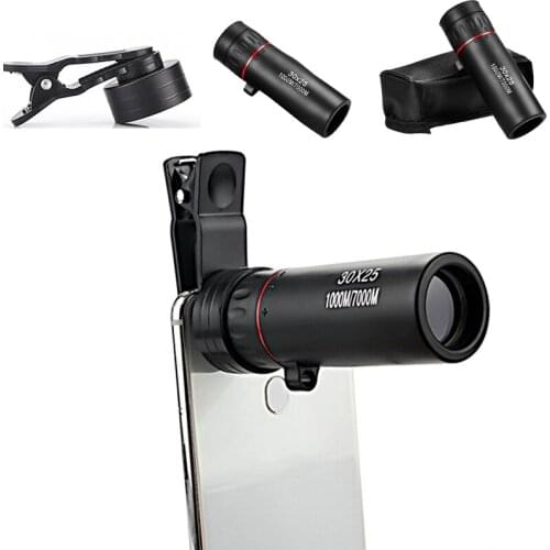 High Definition Monocular Telescope 30X25 Waterproof Mini Portable Military Zoom 10X Scope For Travel Hunting