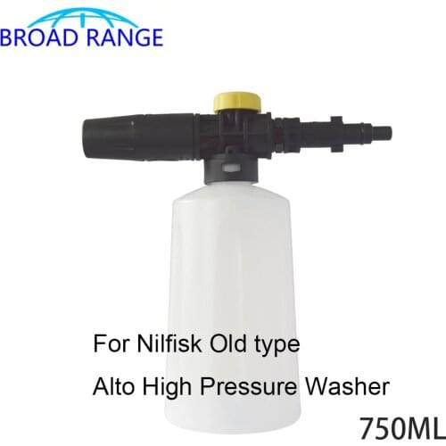 750ML Snow Foam Lance For Alto Huter Nilfisk Kolner Car Pressure Washers Soap Foam Generator With Adjustable Sprayer Nozzle