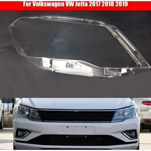 Car Headlamp Lens For Volkswagen VW Jetta 2017 2018 2019 Car Replacement Auto Shell Cover