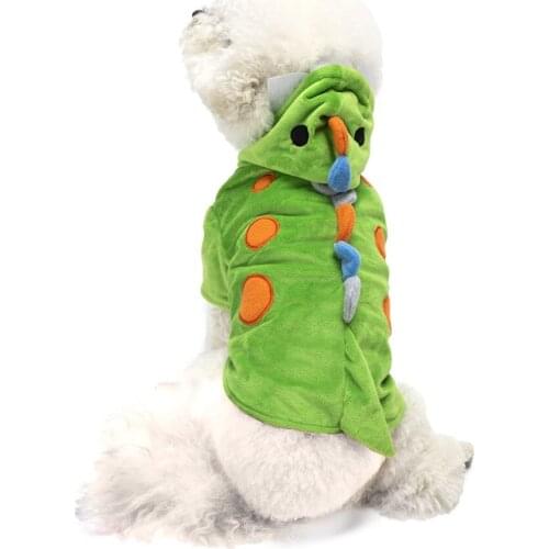 Pet Dog Clothes Three-dimensional Dinosaur Autumn and Winter New Fashion Puppy Cat Costume Halloween Dog Cat Costume Pets Puppy