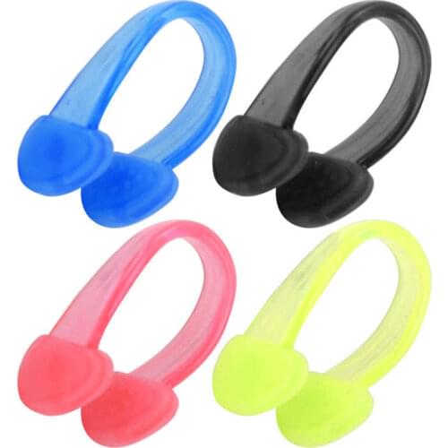 Swimming Soft Silicone Nose Clip Waterproof Soft Silica Gel Surfing Nose Clip Plugs Protector Swimming Nose Clip