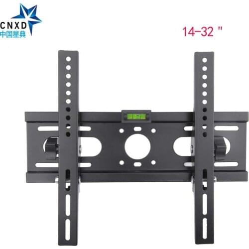 Plasma Flat LCD TV Bracket Adjustable TV Wall Mount Tilt 15 Degree Stand Bracket Fit for 14"-32" Max Support 40KG/88LBS
