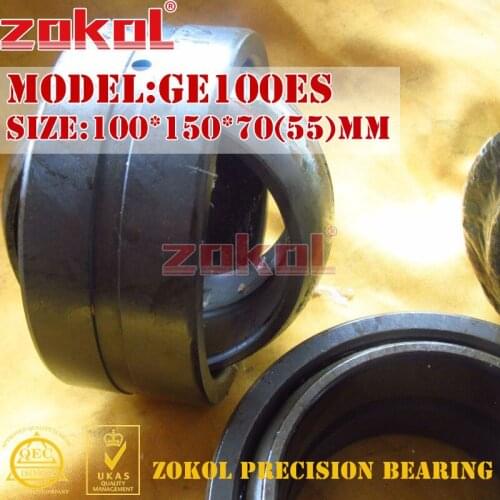 ZOKOL bearing GE100ES Radial Spherical Plain Bearing 100*150*70(55)mm