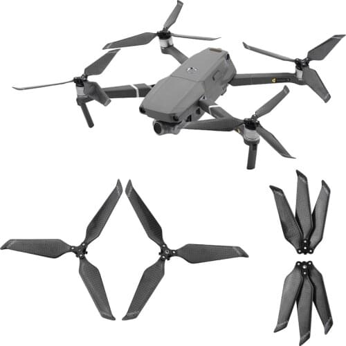 4PCS Carbon Fiber 8743F Propeller for DJI Mavic 2 Pro Zoom Drone Accessories Folding Blade Props for Mavic 2 Replacement Prop