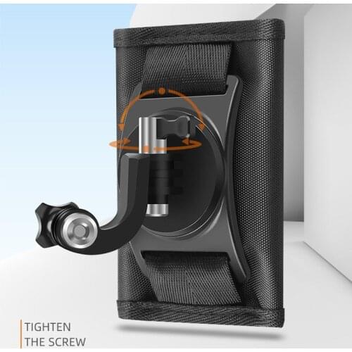 Backpack Shoulder Strap Mount Holder for GoPro Hero 9 8 7 6 5 4 /YI 4k/SJCAM/EKEN/DJI OSMO Action Camera Clip Accessoreis