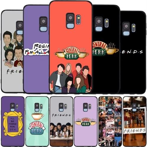 Friends TV Central Coffee Black Silicone Phone Case For Samsung S21 S20 A11 S10 S10E S9 S8 Plus Lite Note10 Note20 Ultra