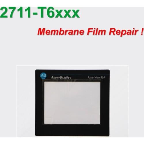Allen Bradley 2711-T6C PanelView 600 touch screen replacement cover 2711-T6C Overlay for Panel Repair,in stock