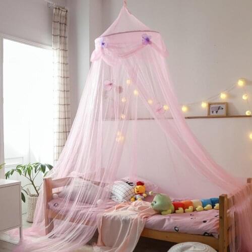 Star Butterfly Tulle Kids Baby Bed Dome Canopy Curtain Hanging Mosquito Net Tent Hung Dome Mesh Canopy Princess
