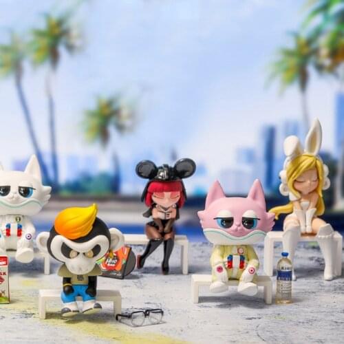 CoolrainLABO Everyone Needs Break Time Series Action Figure Toys Kawaii Blind Box Room Car Decoration Cute Gifts for Kids Girls