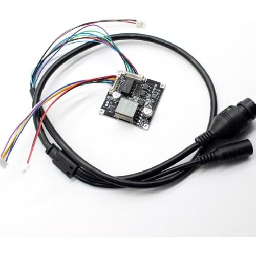 Smart POE module IEEE802.3af/at cctv ip camera POE PCB board Power Over Ethernet 12V output with weatherproof cable