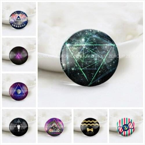 ZEROUP Round Photos Glass Cabochon Jewelry Finding fit Cameo Blank Settings Supplies for Jewelry Components 12