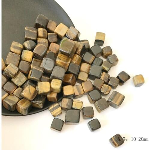 100g 10-20mm Natural Tiger Eye Tumbled Stone Healing Reiki Crystal Chakra Gravel Natural Quartz Crystals Health Decoration