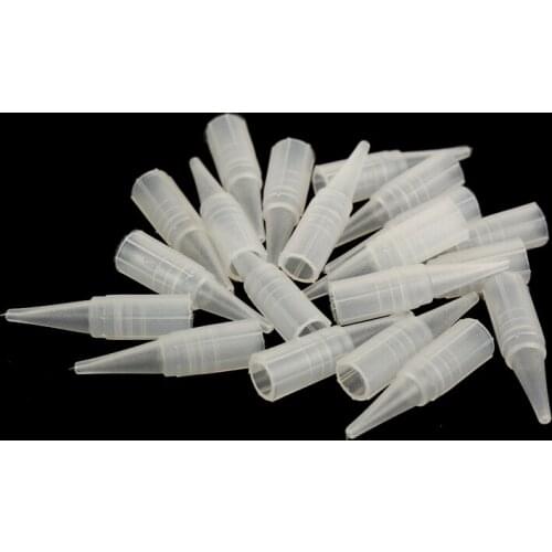 YILONG 100pcs Disposable Tattoo Permanent makeup needle tips Traditional needle caps F7 Needle caps tips