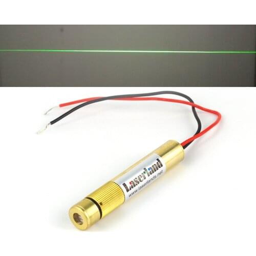 1270 10mw 30mw 50mw 100mw 150-200mw Focusable 532nm Green Line Laser Module