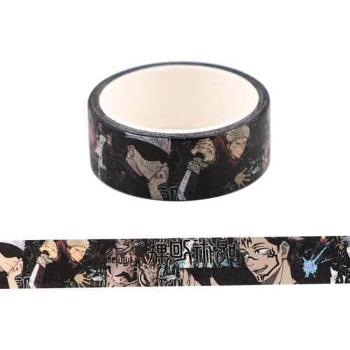 20pcs/lot BH1584 Blinghero Anime Washi Tape 15mmX5m Cartoon Adhesive Tape Funny Masking Tape Label Tapes Stickers Gift For Fans