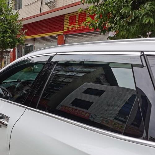 Car Styling Accessories 4pcs for Volvo XC60 2018 2019 2020 2021 Window Visor Sun Rain Guard