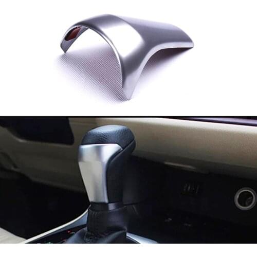 JEAZEA Gear Shift Knob Cover Center Consle Decorative Frame Trim For Toyota Highlander Kluger 2015 2016 2017 2018