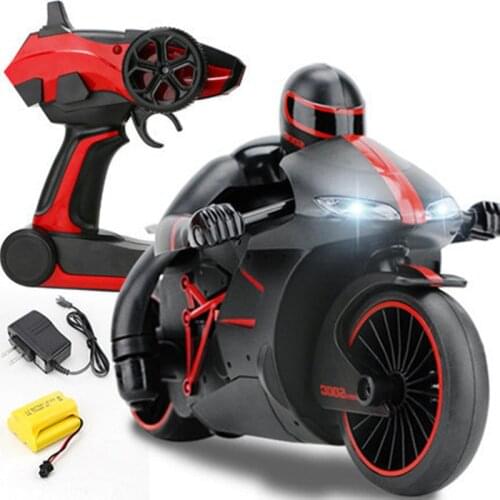 Mini Rc Moto Racing Speed Drift LED Light Remote Control Motorcycle 4 Channel 2.4GHz Motorcycle Remote Control Racing Toy Gift