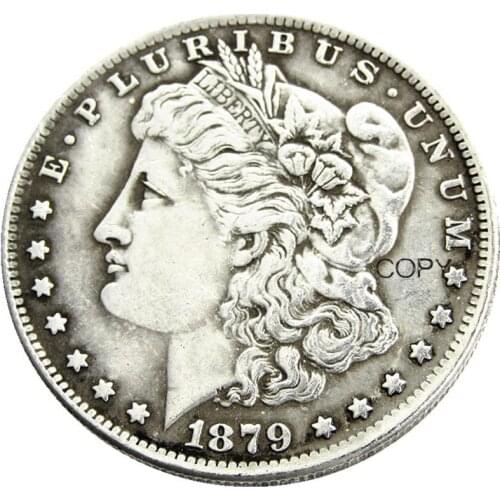 US 1879 Morgan Dollar Silver Plated Copy Coin