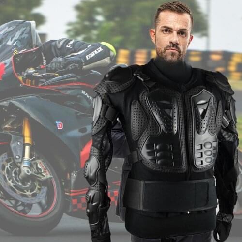 Motorcycle Jacket, Protective Jacket - Professional Motorcycle Body Protection Motocross Racing Full Body Armor Spine Chest