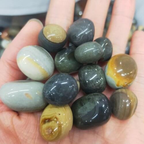 Natural Marine stone jasper quartz crystal specimen reiki Healing Stone garden Decoration Aquarium