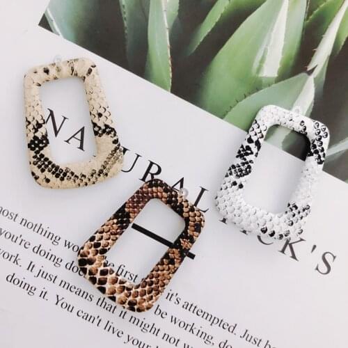 8 pieces of irregular square white K/Lot alloyearings fashion jewelryconnectors for jewelry makingjewelry making supplies Other