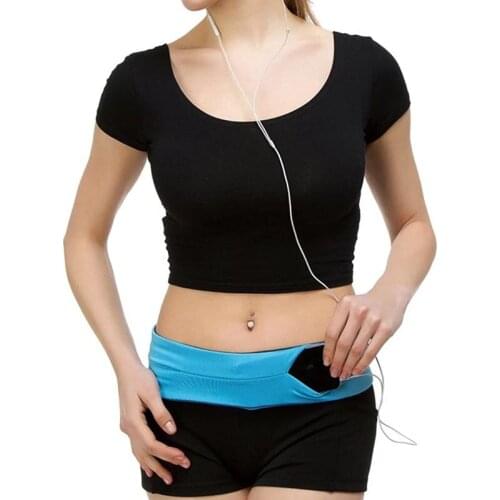New Waist Bag Unisex Widened Personal Mobile Phone Music Sports Running Fitness Marathon Elastic Portable Professional Outdoor