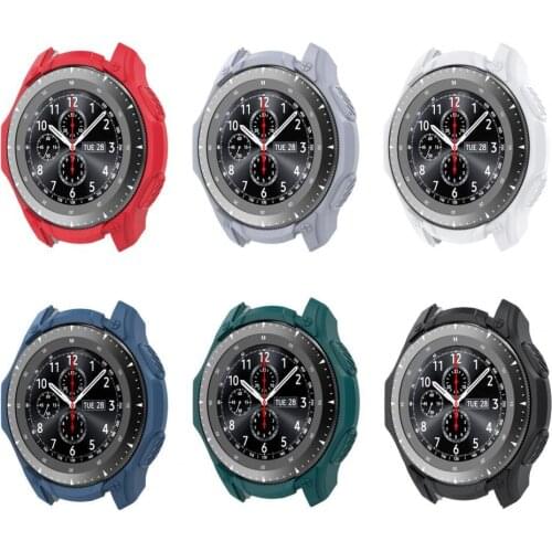 New Watch Protective Case Bright Color Wear-resistant TPU Scratch-proof Wristwatch Protector For Samsung Gear S3 /Galaxy 46MM