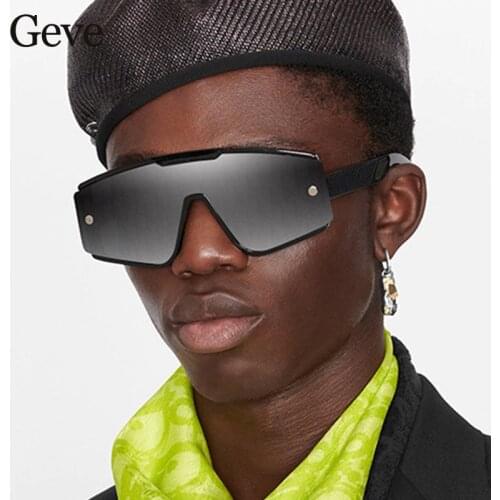 Oversized Pilot Sunglasses For Men Fashion Goggle Glasses Anti-Glare Driver Retro Mirror Sunglasses Women Men Shades Eyewear