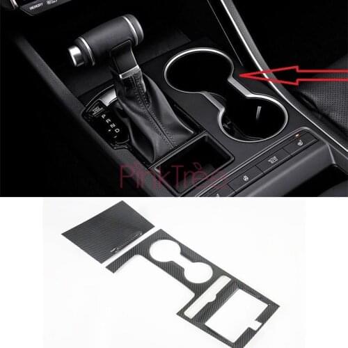 Carbon Fiber Color Gear Shift Panel Center Console Cover Trim Interior Accessories For Kia Optima K5 2020
