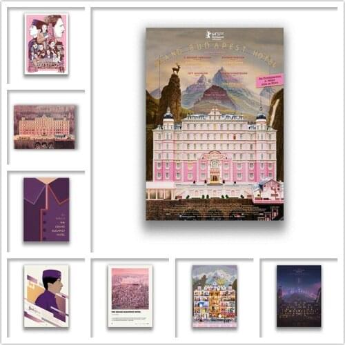 The Grand Budapest Hotel White Coated Paper Prints High Definition Clear Image Home Decoration Livingroom Bedroom Bar