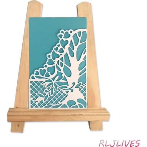 Love Tree Frame Metal Cutting Dies Stencils for DIY Scrapbooking Stamp/photo album Decorative Embossing DIY Paper Cards