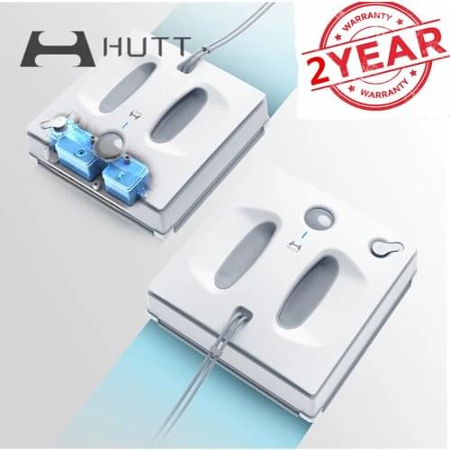 Hot HUTT Window Cleaning Robot W66 Electric Water Spray Window Cleaner Smart Auto Magnetic Glass Tile Wall Washing Household Too