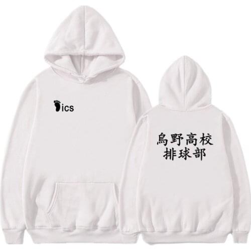 Japan Anime Hoodie Sweatshirt Haikyuu Cotton Cosplay Costume Figure Bokuto Kenma Hinata Clothes College Shirt Women/Men Top