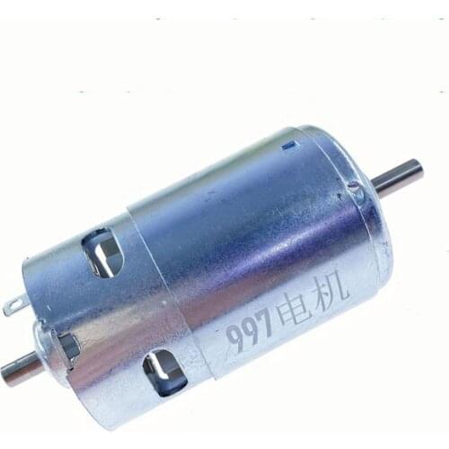 997 DC motor dual output shaft high speed 12-24-36 voltage motor dual bearing lathe bench drill 775 895 motor