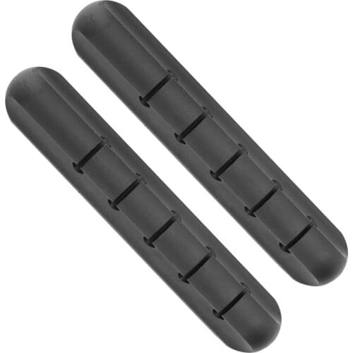 Desk Cable Organizer Clips Silicone USB Cable Winder Tidy Protector Wire Management Clips Organizer Adhesive Type Fixed Clamp