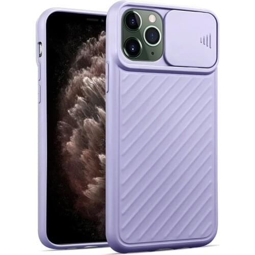200pcs Candy Color Sliding Lens Camera Protection PC+TPU Hard Case Cover For iPhone 12 Mini 11 Pro Max XS XR X 8 7 6 6S Plus SE