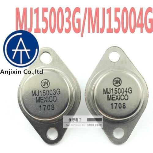 10pcs 100% orginal new real stock MJ15003G MJ15004G Amplifier pair tube Power transistor Audio pair tube