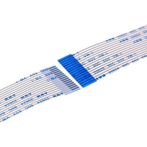 100pcs Flexible Flat Cable FFC 16 PIN 1.25 mm pitch reverse directions 80 100 120 150 200 300 mm Length Type B Opposite