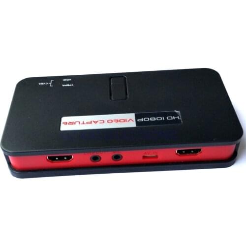 2017 new video vhs player recorder convert HDMI/YPbPr input to USB Flash Disk, TF Card, HDMI output for all games, Free shipping