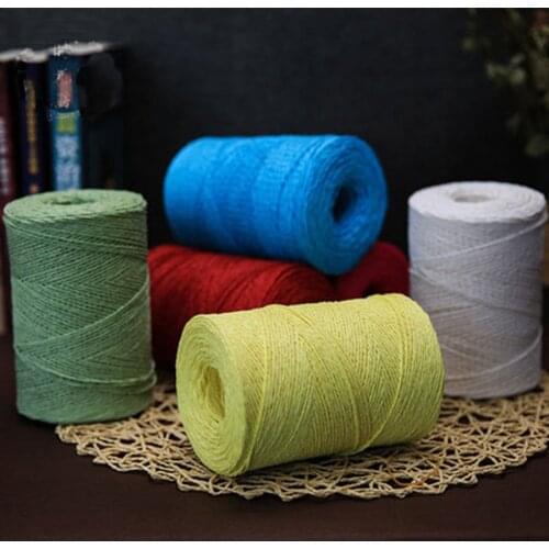 500g/roll Raffia Yarn Hand Crochet Paper Straw Rope Chunky Knitting Yarn Yarn for Handmade Summer Hat Material Supplier