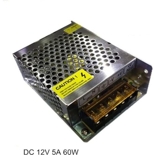 60W 12V 5A Small Size Switching Power Supply Led Driver for LED Strip or Billboard Power Application