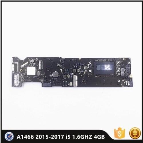 Promotion Laptop motherboard For Macbook Air 13" A1466 4GB Logic Board i5 1.6 GHz 4G MQD32 820-00165-A 661-02391 2015-2017 Year