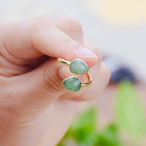 Australia Jade Ring Daily Style Adjustable Size Ring