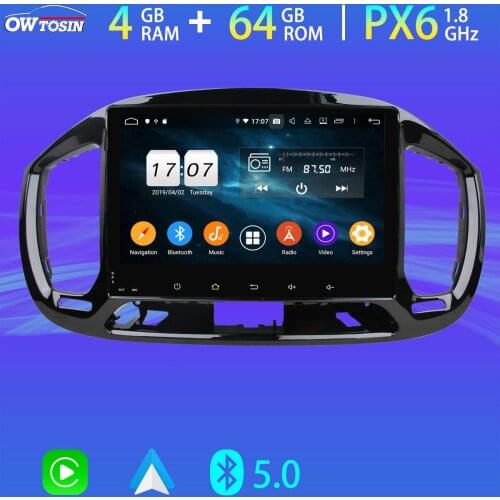PX6 4G+64G Car Multimedia Player For Fiat Uno 2014-2020 Bluetooth 5.0 Tethering Android 10 GPS Radio DSP 4G LTE Auto Stereo DAB
