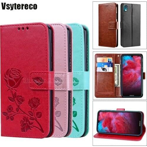 For Huawei Honor 8S Prime Phone Case Book Stand Wallet Flip Case Cover For Huawei Honor 8S 8 S S 8 KSE-LX9 Case With Card Pocket