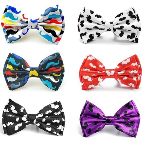 Mustache Beard Ties For Men Women Adjustable Party Wedding Bow ties 2020 Retail New Fashion Gift Tuxedo Cravat Butterfly Knot