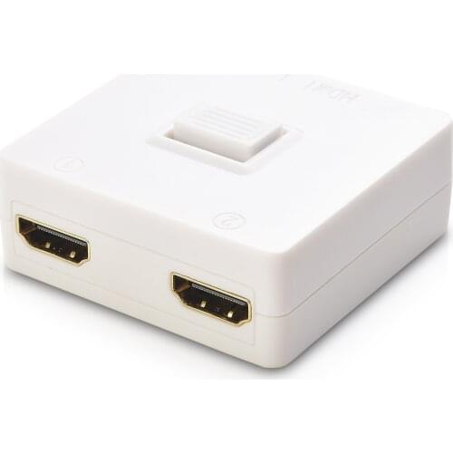 HD Switch 2 Input to 1 Output Supports 3D/1080/HDCP Passthrough-HD Switcher for HDTV/Blu-Ray Player/DVD/DVR/Xbox etc