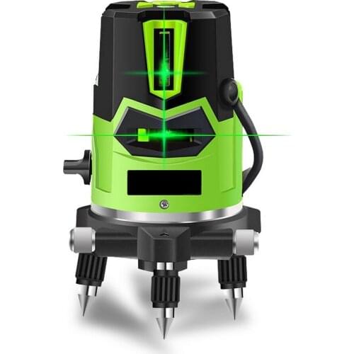 Laser Level Meter 360 Degree Automatic Leveling2 3 5 Line Cross Line Green Laser Tilt Automatic Alarm High Precision Level Meter